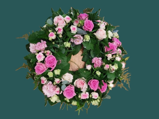 Pink Natural Wreath