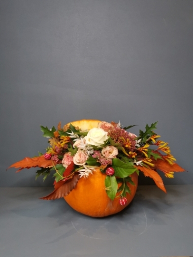 Floral Pumpkin